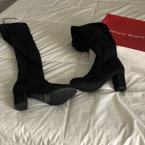 Size 8 Black thigh high boots